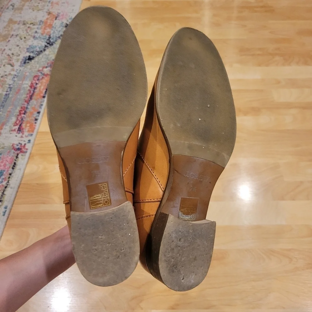J. Crew Women's Leather Ankle Boots Size 7.5